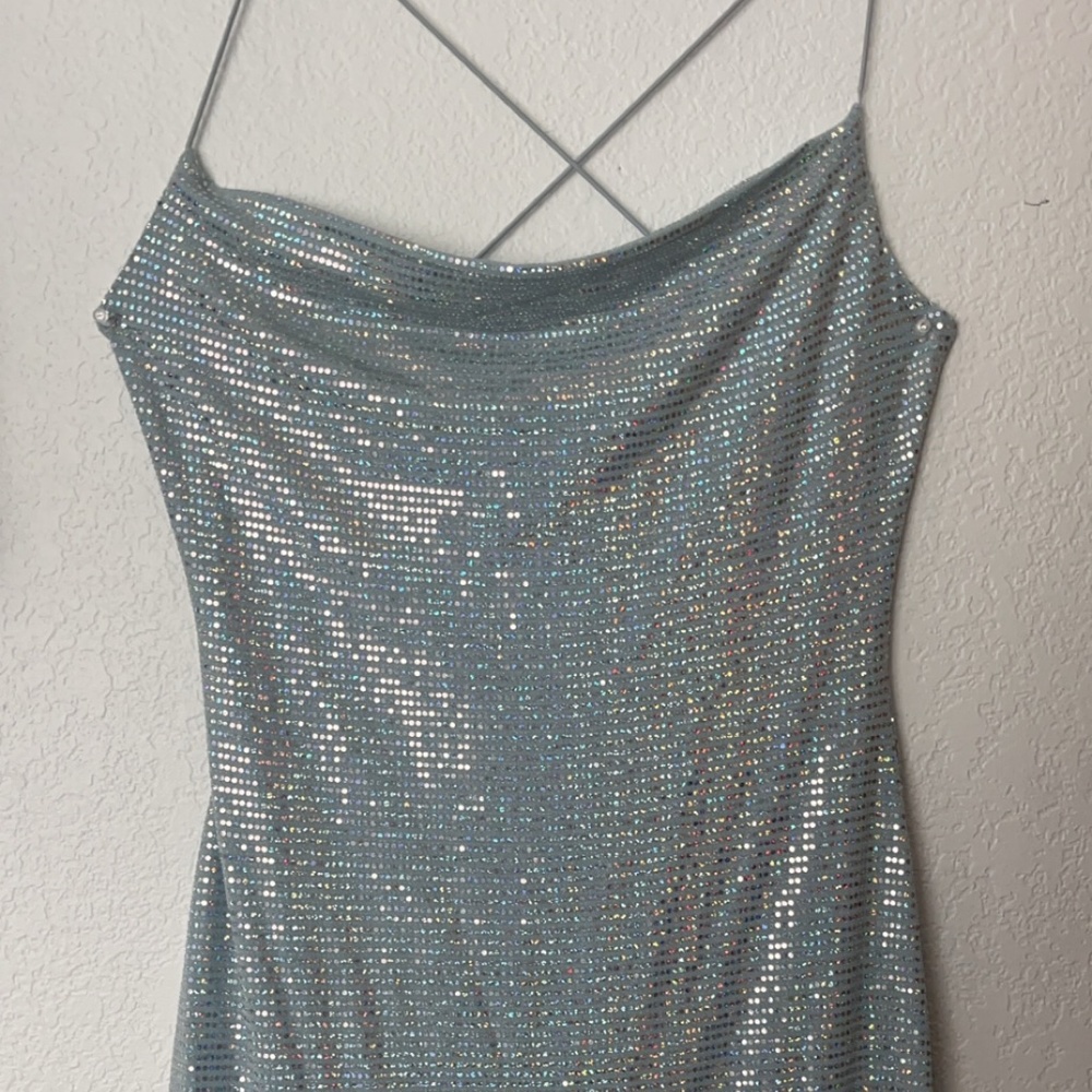 blue Macys dress